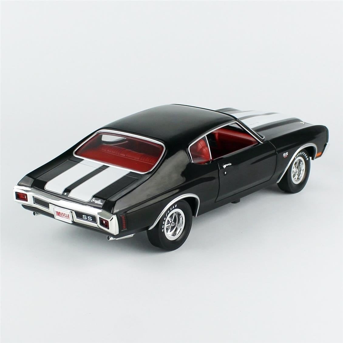 AutoWorld AMM1317 1/18 Ölçek, 1970 Chevrolet Chevelle Hardtop (Hemmings Muscle Machines)Sergilemeye Hazır Metal Araba Modeli