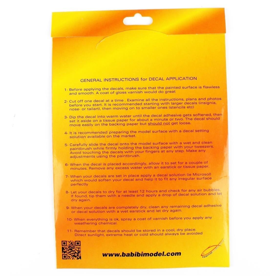 Babibi BD3-0033 1/32 Ölçek, Perçinler Ve Çizgiler, Dekal Çıkartma