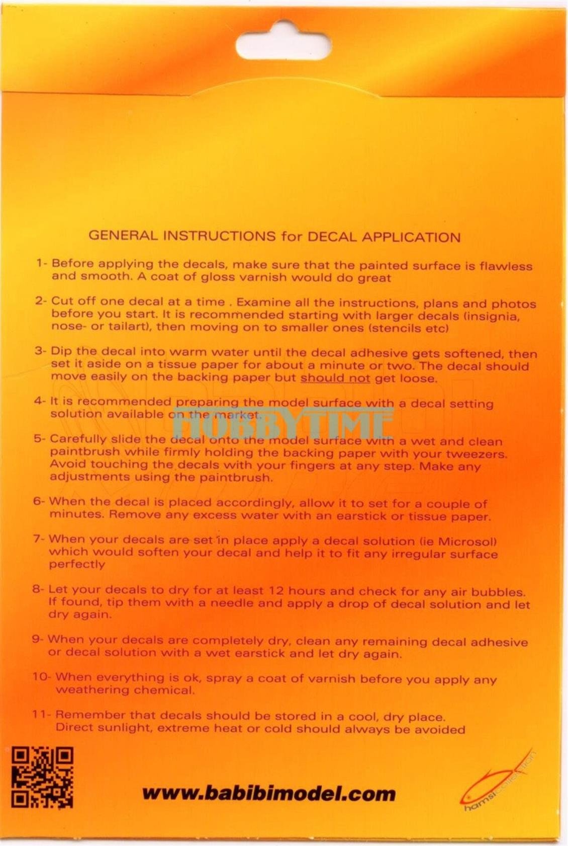 Babibi DDT01019 1/48 Ölçek, Turaf F-16, Filolar Karışık, Dekal Çıkartma