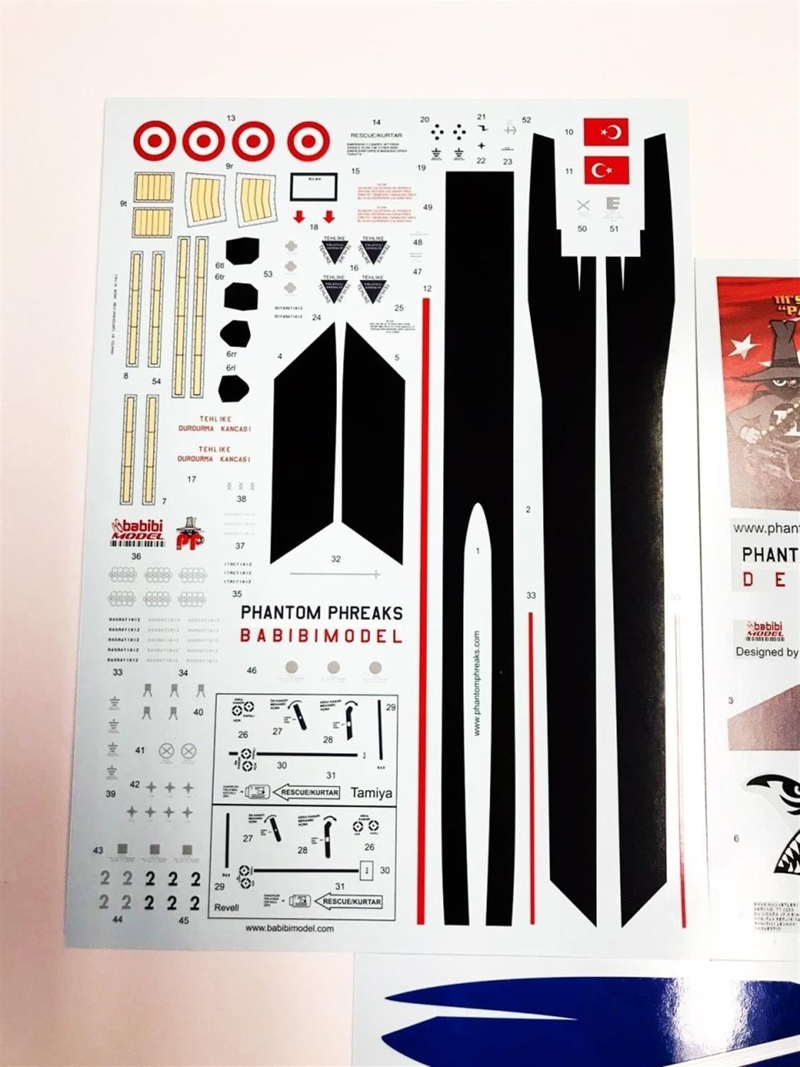 Babibi PB32035 1/32 Ölçek, Turaf F-4E, Nato 70.Yıl Özel Şema, Dekal Çıkartma