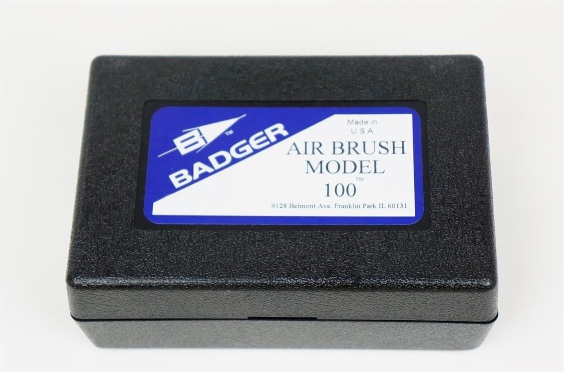 Badger 100-3 Üstten Besleme, İnce Nozul, 2.0 ml. Hazneli, Çift Tetikli Boya Tabancası