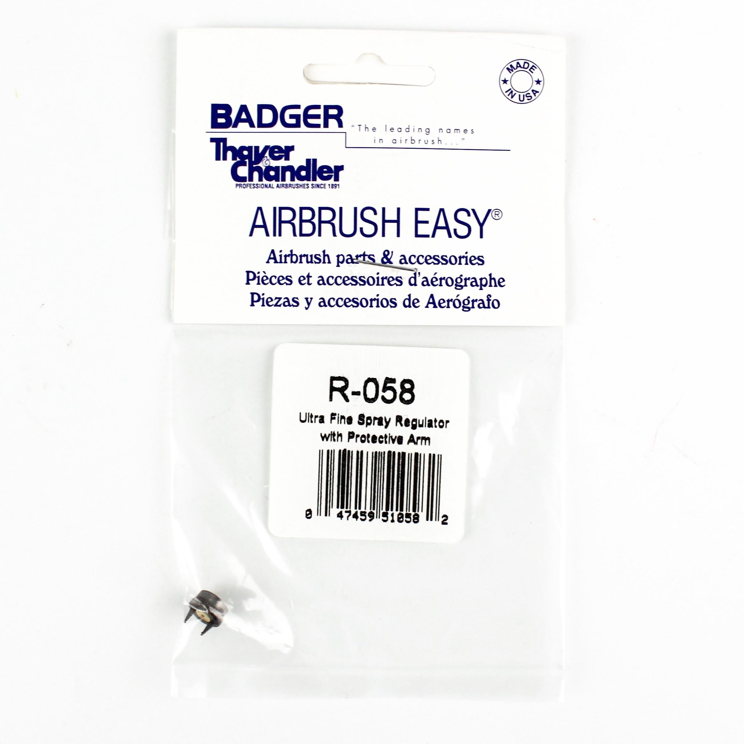 Badger R-058 Ultra İnce Spray Regülatörü ve Kapağı, (Renegade, Velocity Tabancalar İçin)