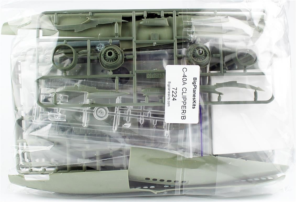 Big Planes Kits 7224 1/72 Ölçek, C-40A Clipper/B Yolcu Uçağı, Plastik Model kiti
