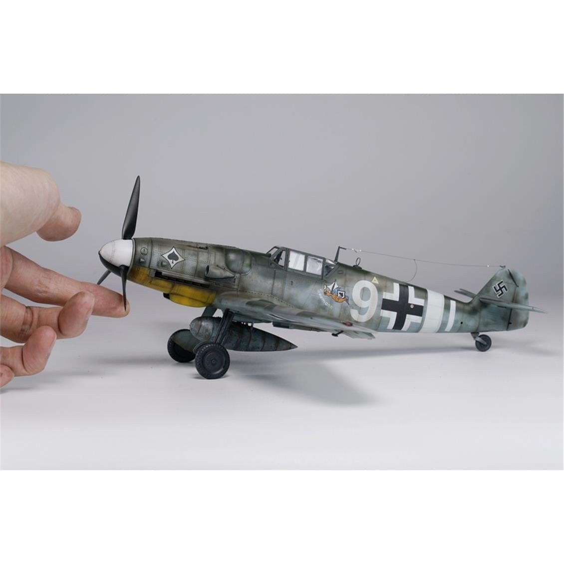 Border BF-001 1/35 Ölçek, Messerschmitt Bf 109G-6, Savaş Uçağı Plastik Model Kiti