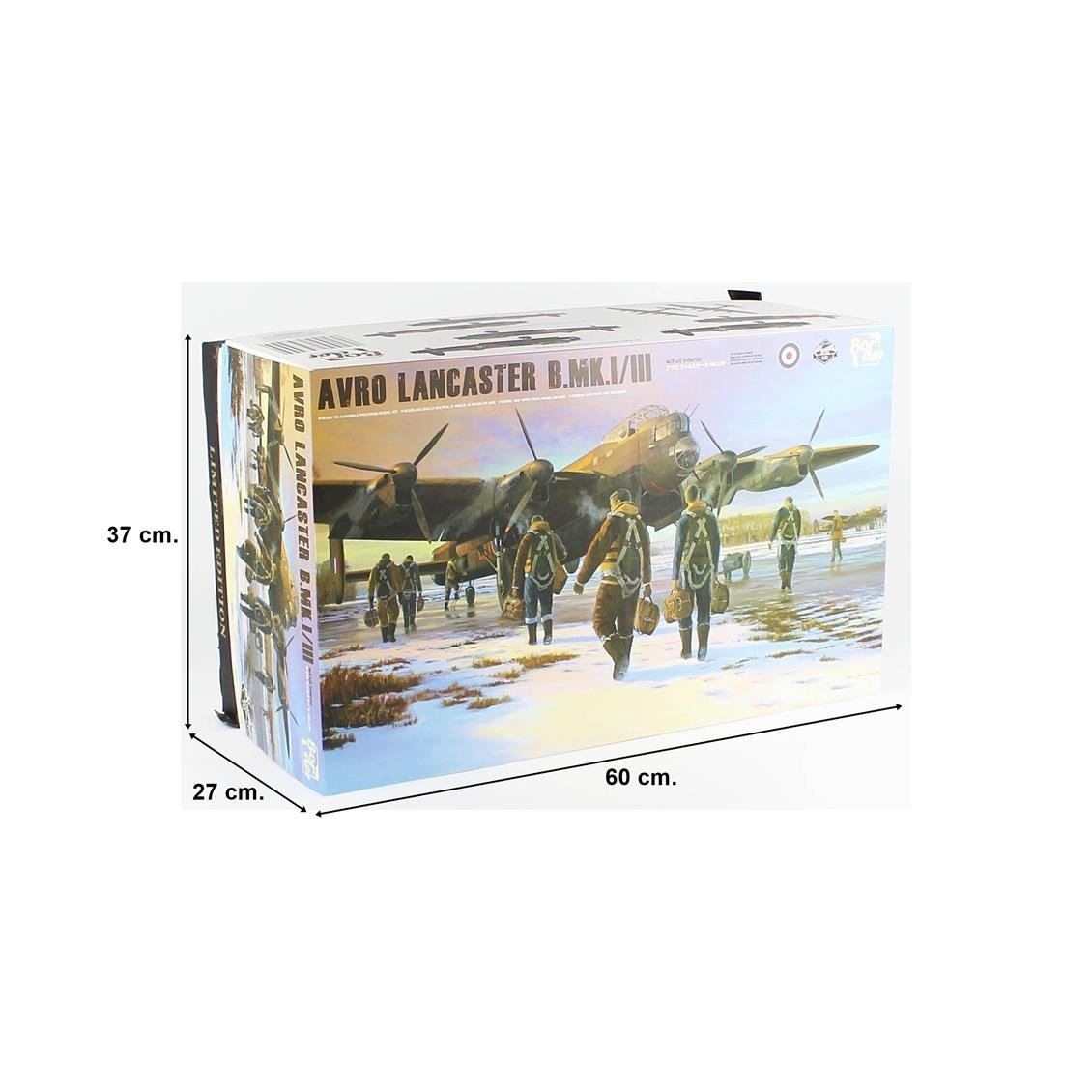 Border BF-010 1/32 Ölçek, Avro Lancaster B.Mk.I/III (Komple İç Detaylı), Savaş Uçağı Plastik Model Kiti