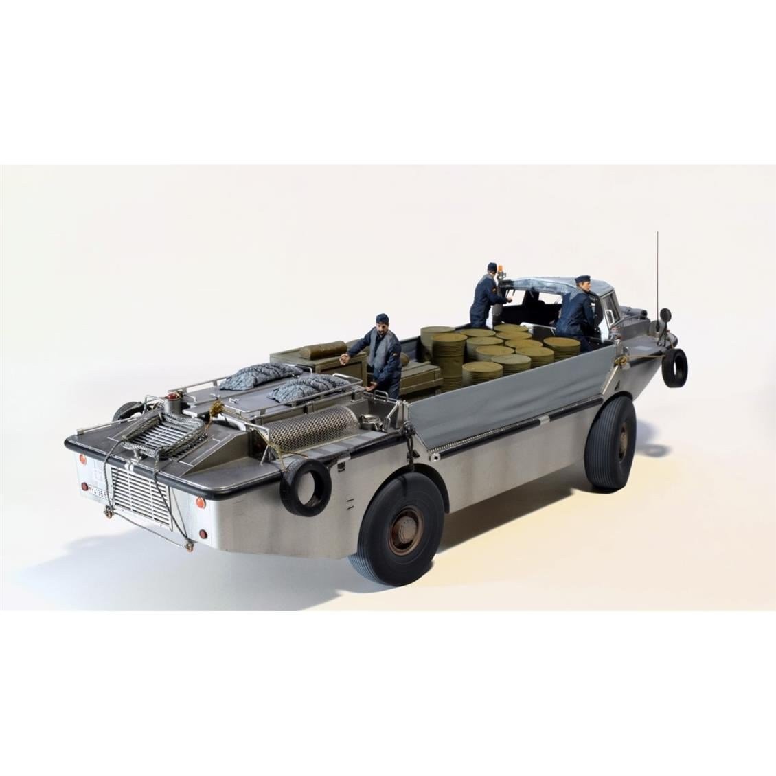 Border BR-002 1/35 Ölçek, Alman Denizaltı Personeli ve Komutanları Resin Figür Kiti, 6 Adet