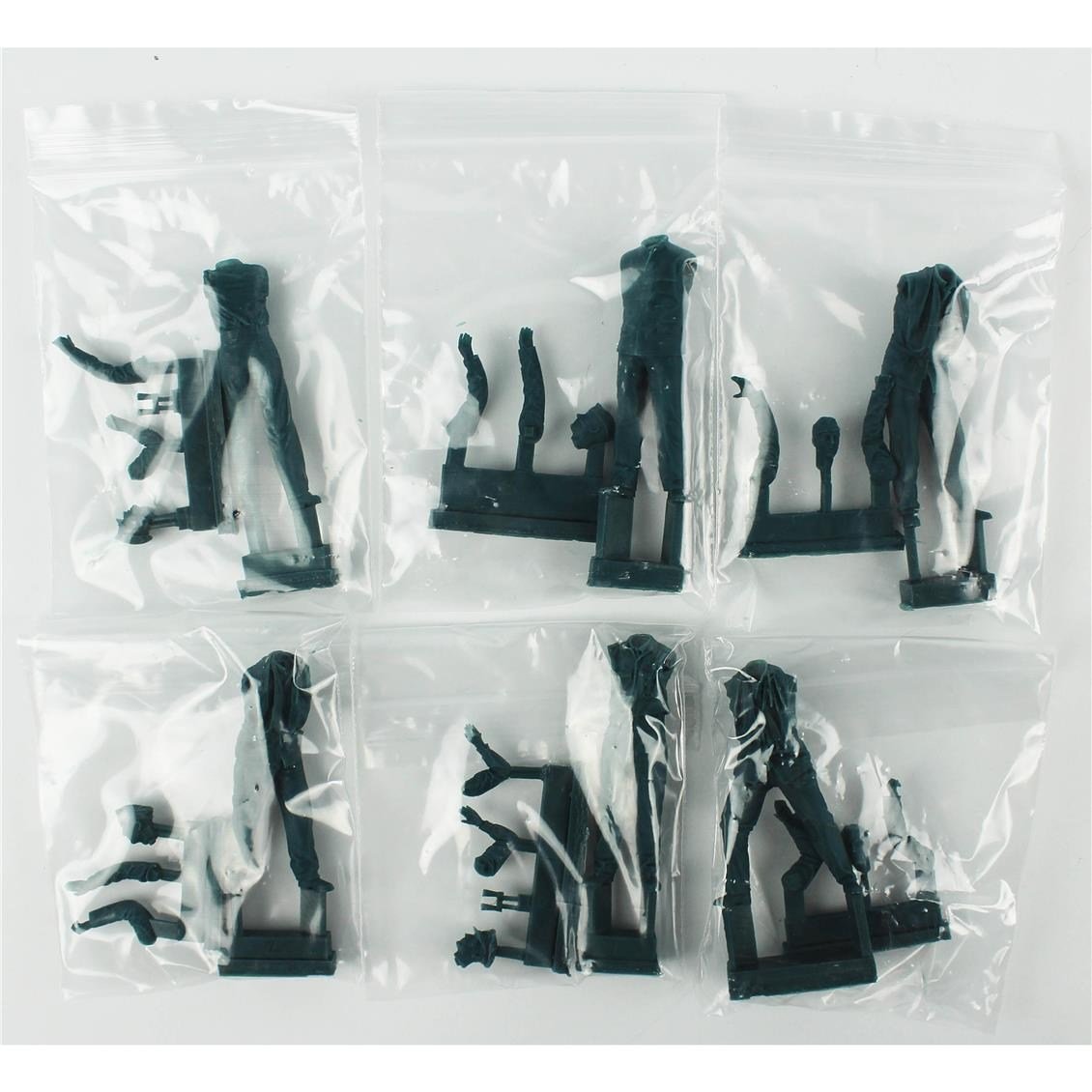 Border BR-002 1/35 Ölçek, Alman Denizaltı Personeli ve Komutanları Resin Figür Kiti, 6 Adet
