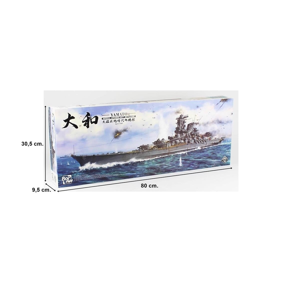 Border BS-004 1/350 Ölçek, IJN Yamato Savaş Gemisi, Plastik model Kiti