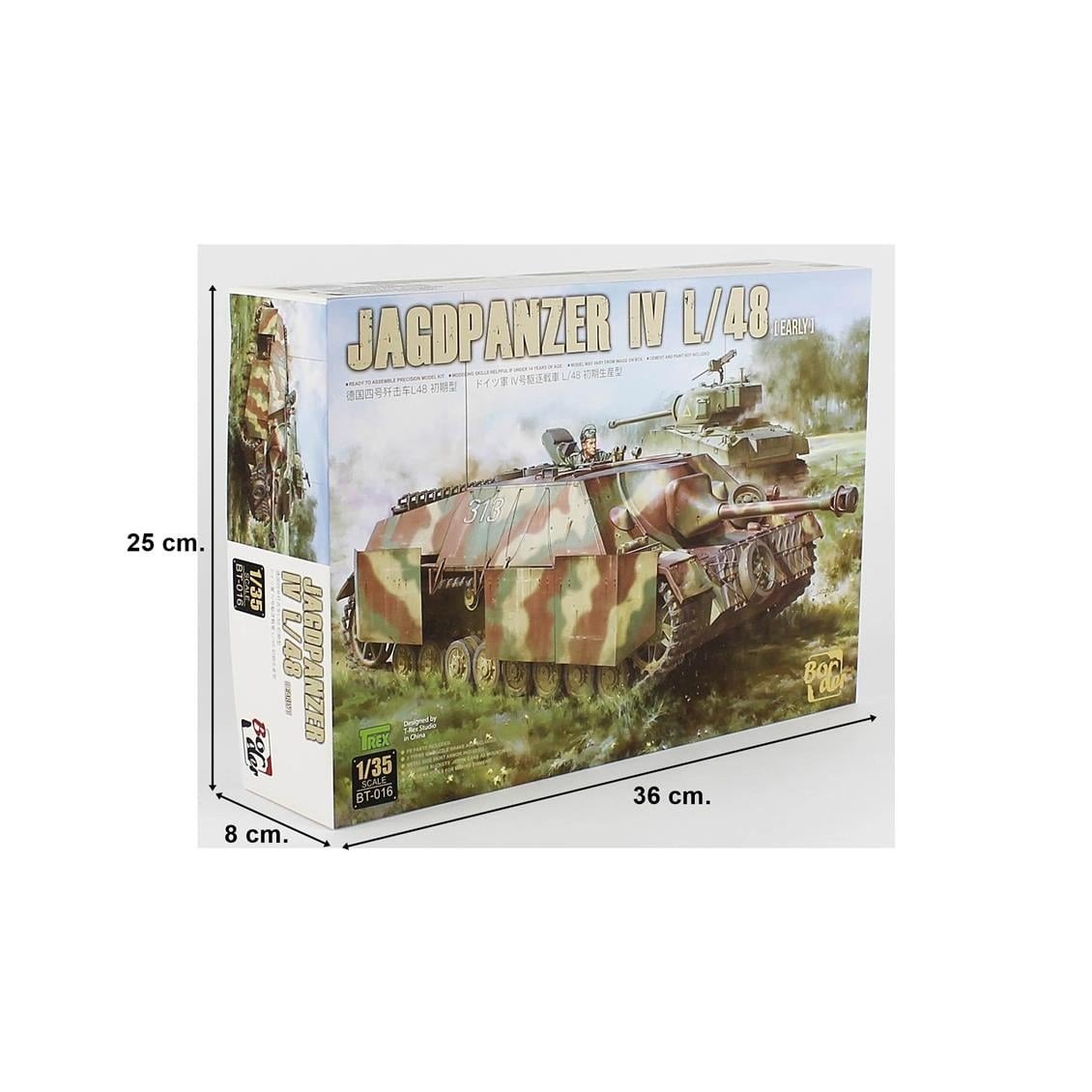 Border BT-016 1/35 Ölçek, Jagdpanzer IV L/48, Erken Dönem Tankı, Plastik Model Kiti