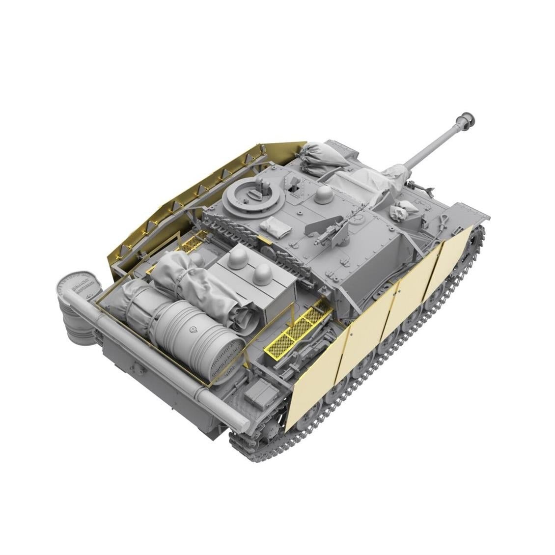 Border BT-020 1/35 Ölçek, StuG III Ausf. G, Geç Dönem Tankı, İç Detaylı, Plastik Model Kiti
