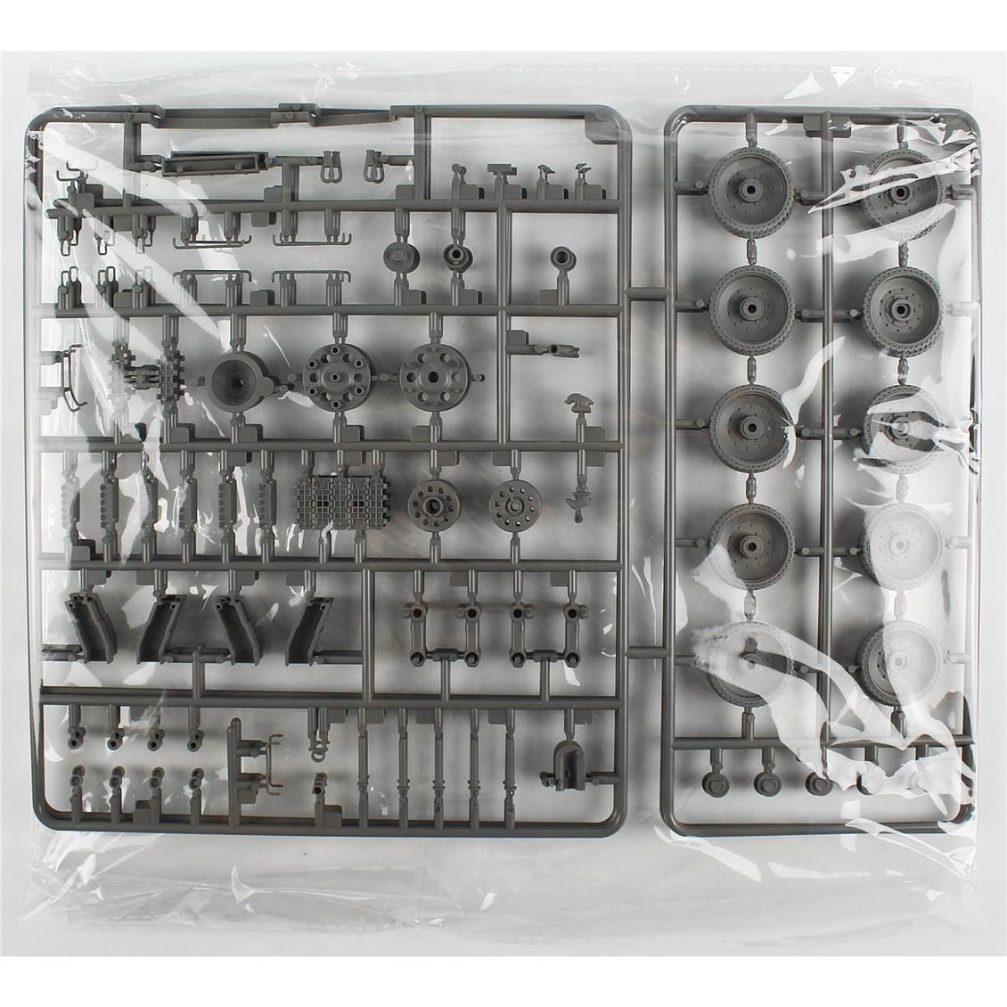 Border BT-027 1/35 Ölçek, T-34/85 Tankı, 112 Plant, Metal Namlu ve 5 Resin Figürlü, Plastik Model Kiti