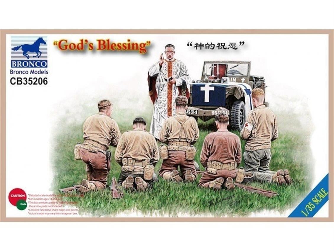 Bronco CB35206 1/35 Ölçek, God’s Blessing, Plastik Model kiti