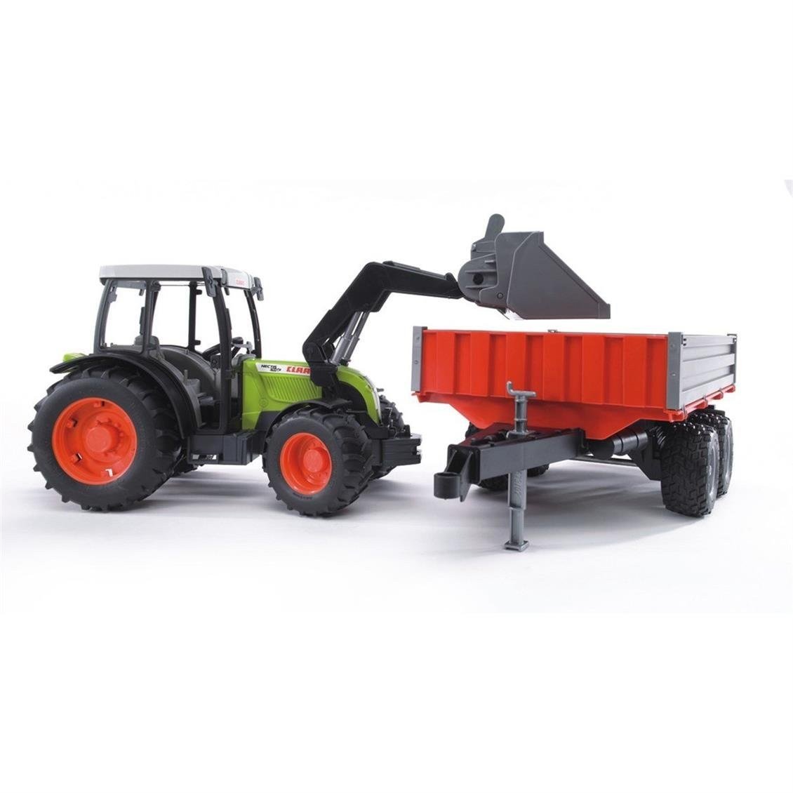Bruder 02112 Claas Nectıs 267F Traktör Römork