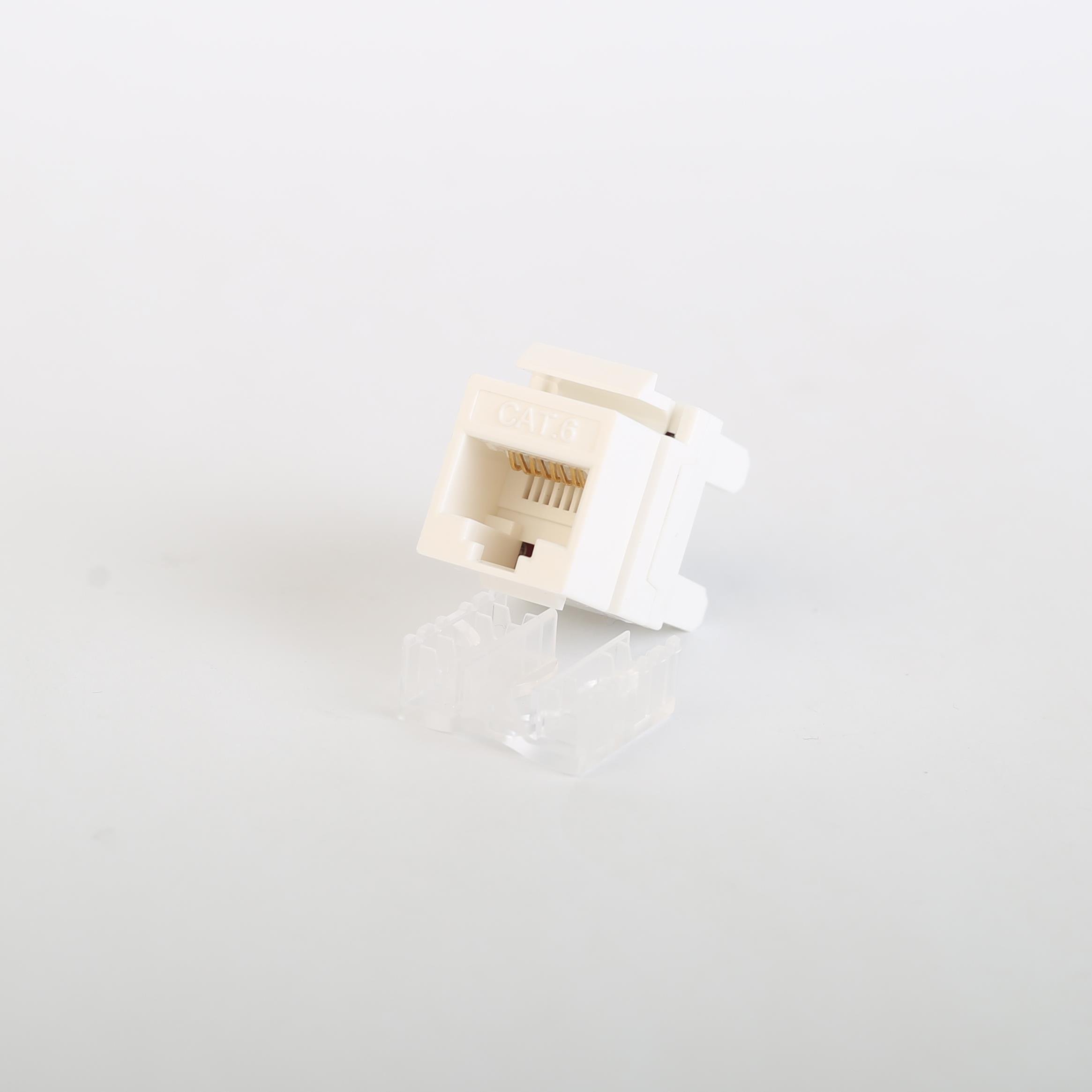 Cat6 Utp Keystone Jack 180 Derece