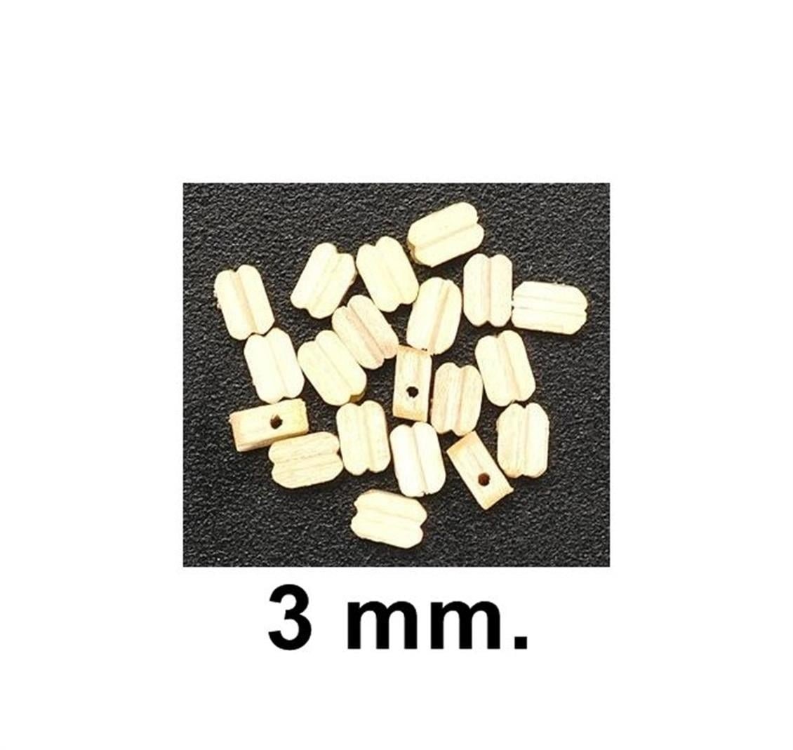 Constructo 80005 Blok-20 Adet-Ahşap - 3 Mm.