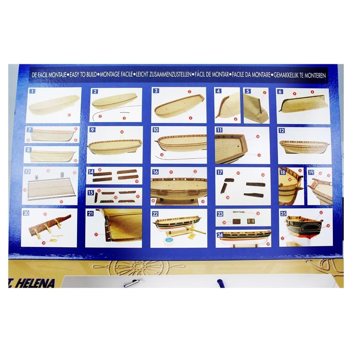 Constructo 80620 1/85 Ölçek, St. Helena, Ahşap Tekne Kiti