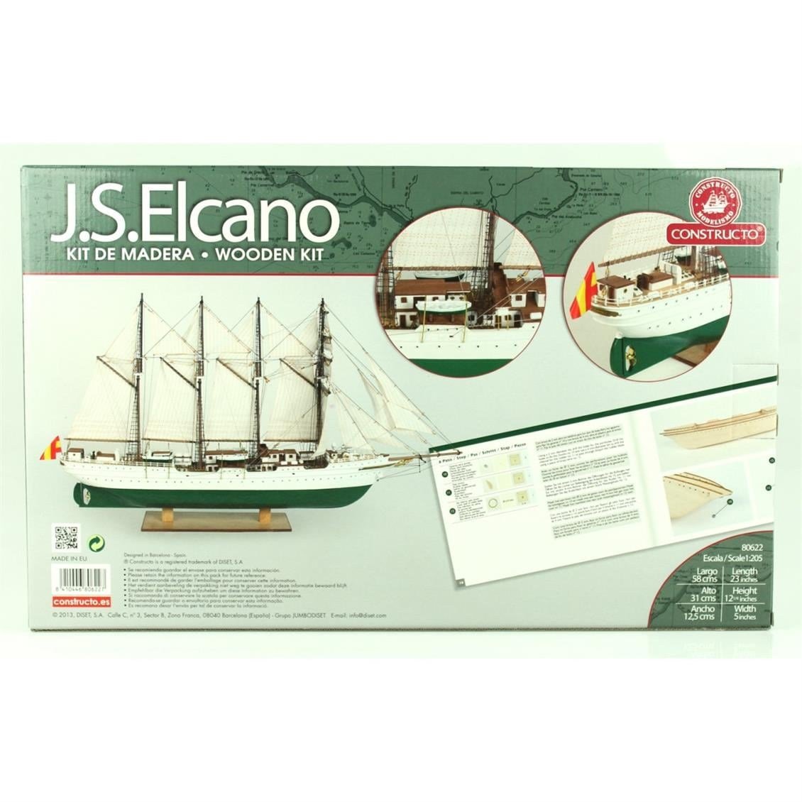 Constructo 80622 1/205 Ölçek, Ölçek, J. S. Elcano, Ahşap Tekne Kiti