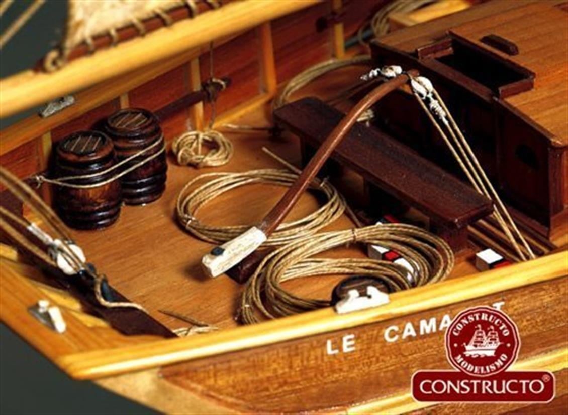 Constructo 80825 1/35 Ölçek, Le Camaret, Ahşap Tekne Kiti