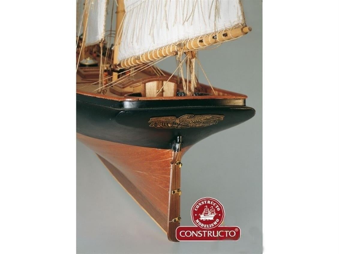 Constructo 80827 1/56 Ölçek, Amerıca, Ahşap Tekne Kiti