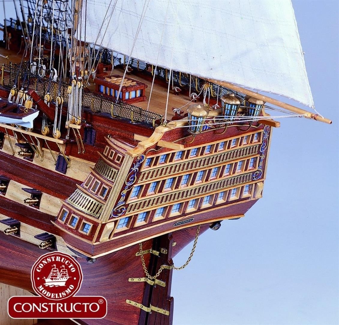 Constructo 80833 1/94 Ölçek, VIctory, Ahşap Tekne Kiti