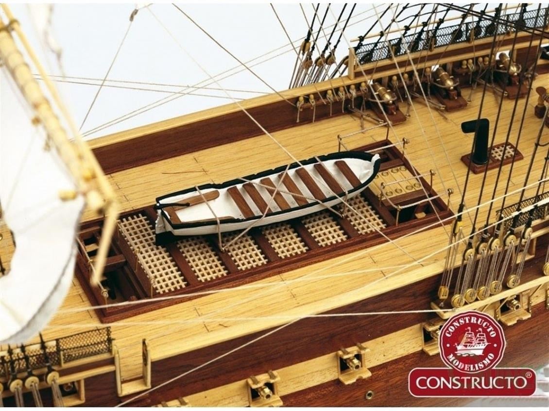 Constructo 80836 1/26 Ölçek, U.S.S. Constıtutıon, Ahşap Tekne Kiti