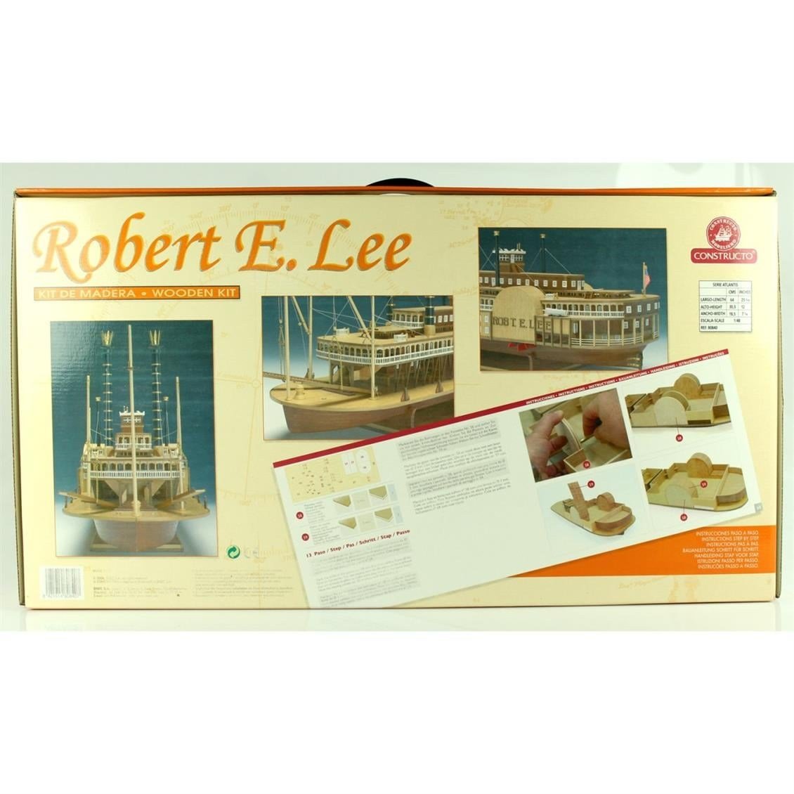 Constructo 80840 1/48 Ölçek, Robt. E. Lee, Ahşap Tekne Kiti