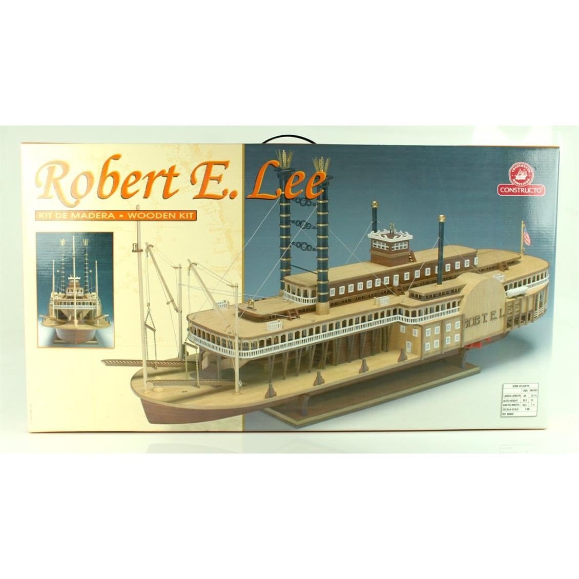 Constructo 80840 1/48 Ölçek, Robt. E. Lee, Ahşap Tekne Kiti