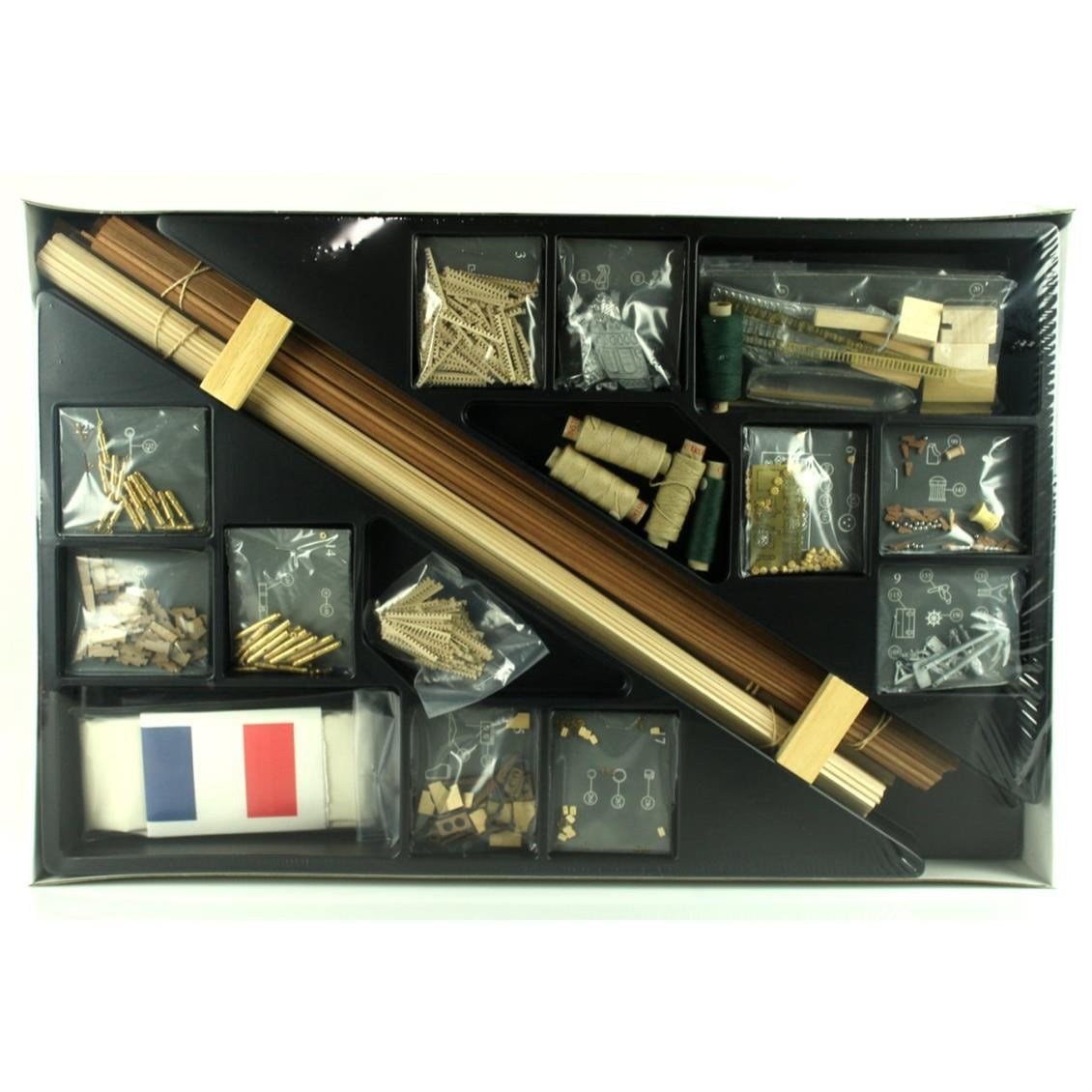 Constructo 80843 1/75 Ölçek, La Flore, Ahşap Tekne Kiti