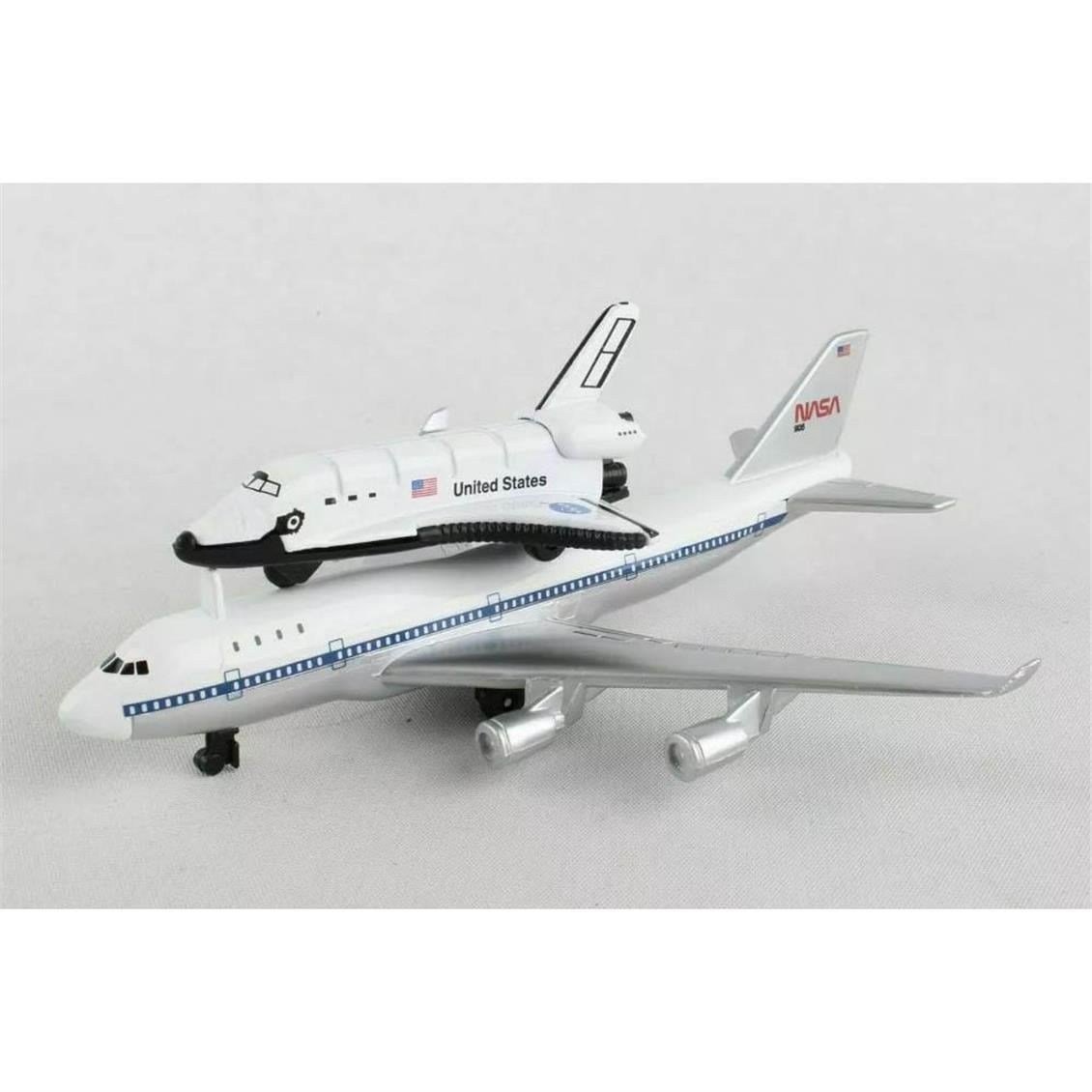 Daron 86RT-38142 Boeing 747 Mekik Taşıma Uçağı ve Orbiter Uzay Mekiği, Metal Gövde, Plastik Kanatlar, Sergilemeye Hazır Model Y