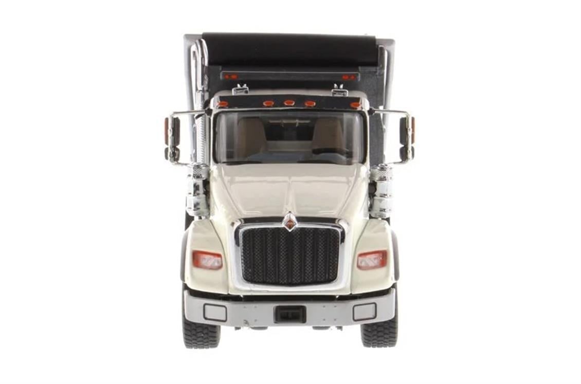 Diecast Masters 71013 1/50 Ölçek, International HX620 Damperli Kamyon, Beyaz-Gri Metalik, Sergilemeye Hazır Metal Model