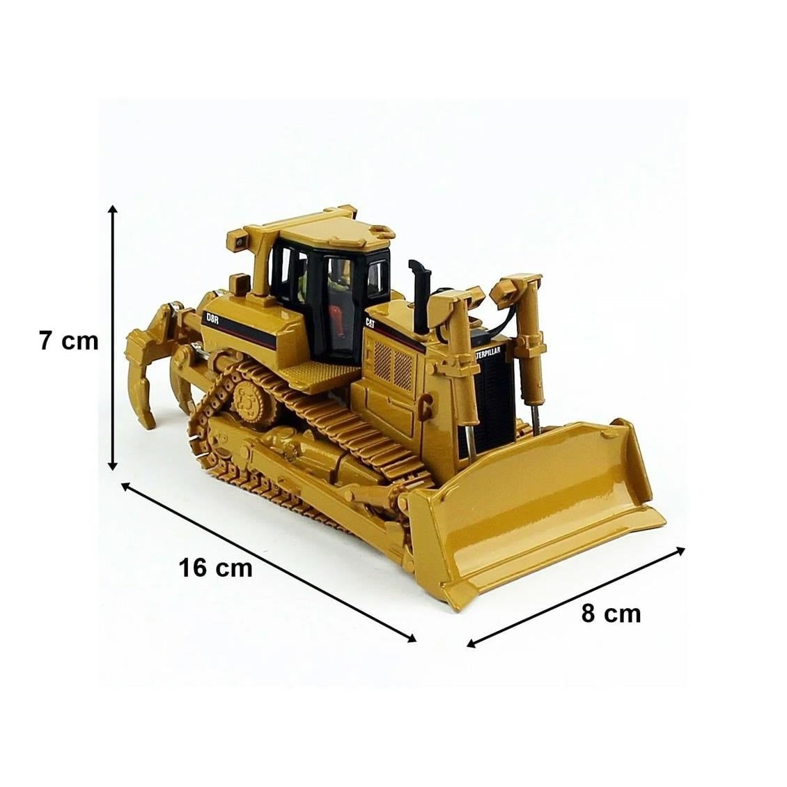 Diecast Masters 85099 1/50 Ölçek, Cat D8R Dozer, Sergilemeye Hazır Metal İş Makinası Modeli