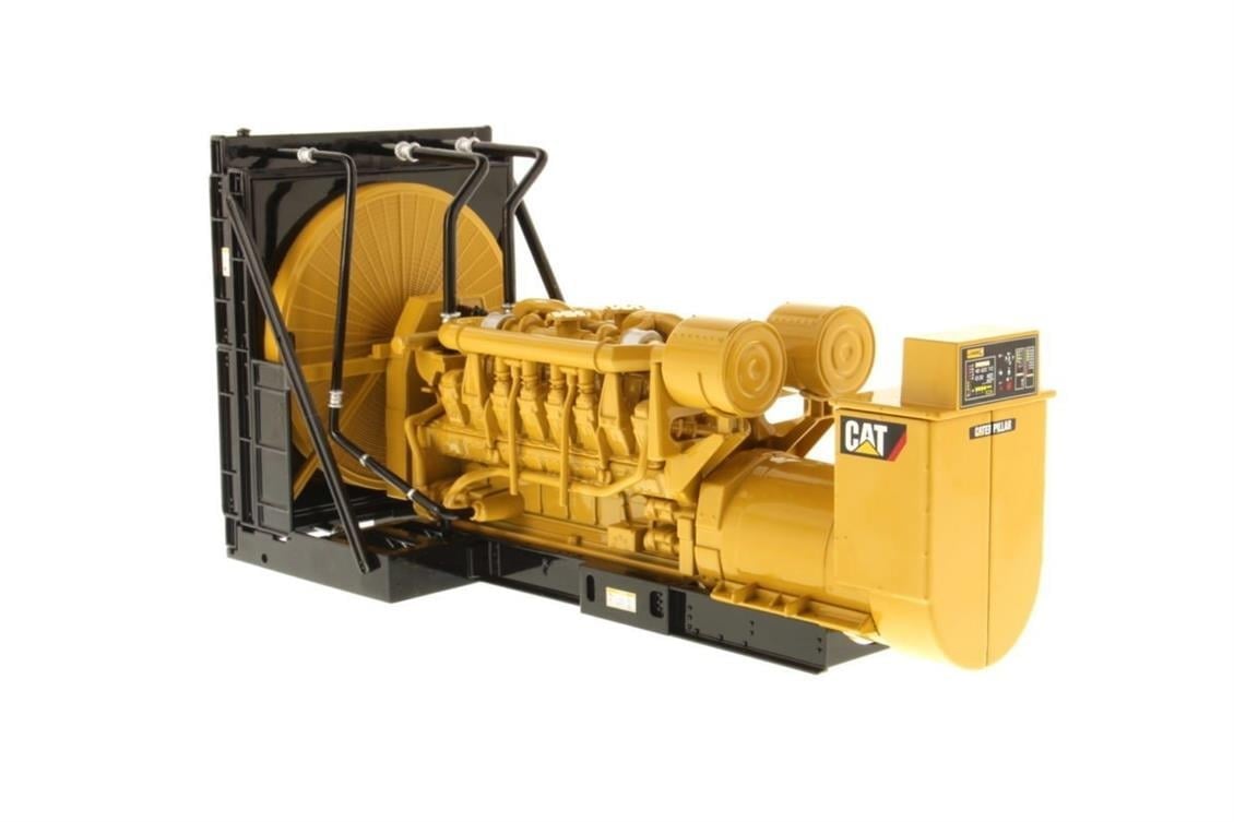 Diecast Masters 85100 1/25 Ölçek, Cat 3516B Jeneratör Grubu, Sergilemeye Hazır Metal İş Makinası Modeli