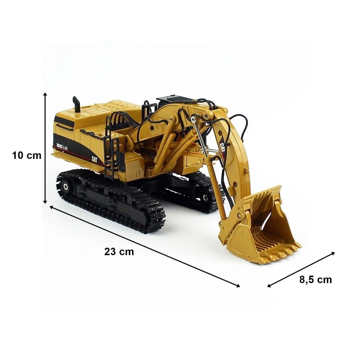 Diecast Masters 85160 1/50 Ölçek, Cat 365C Front Shovel Ekskavatör, Sergilemeye Hazır Metal İş Makinası Modeli