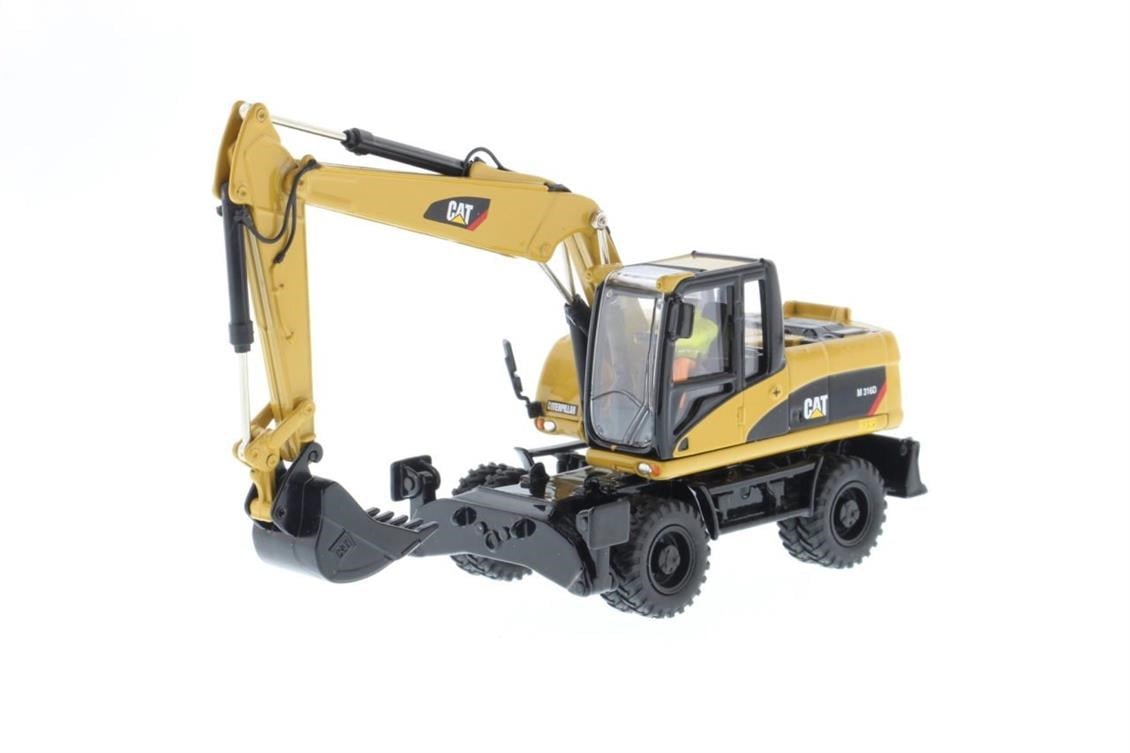 Diecast Masters 85171 1/50 Ölçek, Cat M316D Tekerlekli Ekskavatör, Sergilemeye Hazır Metal İş Makinası Modeli