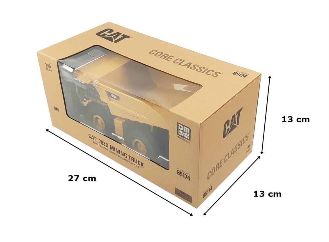 Diecast Masters 85174 1/50 Ölçek, Cat 793D Maden Kamyonu, Sergilemeye Hazır Metal İş Makinası Modeli