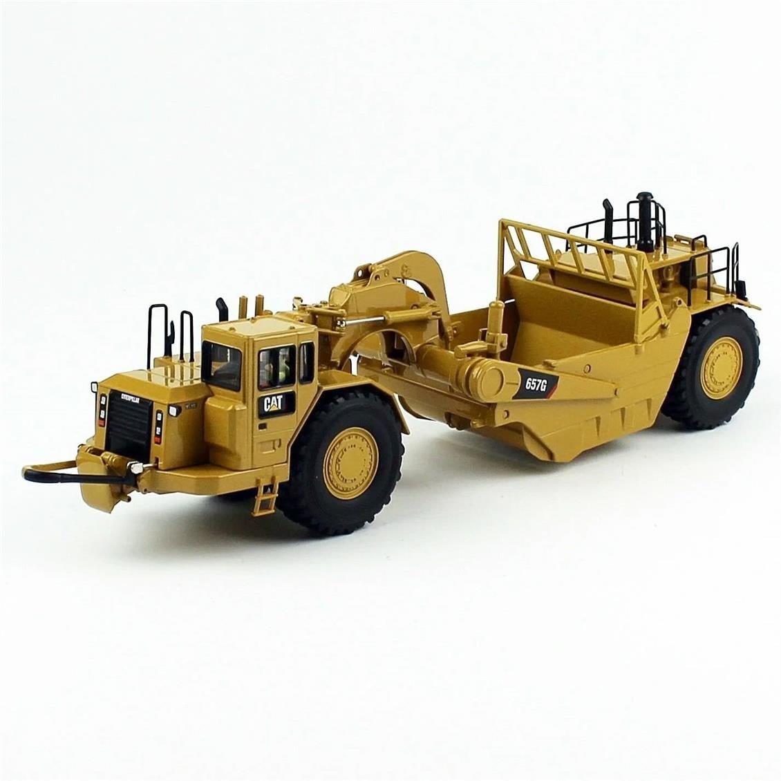 Diecast Masters 85175 1/50 Ölçek, Cat 657G Sıyırıcı, Sergilemeye Hazır Metal İş Makinası Modeli