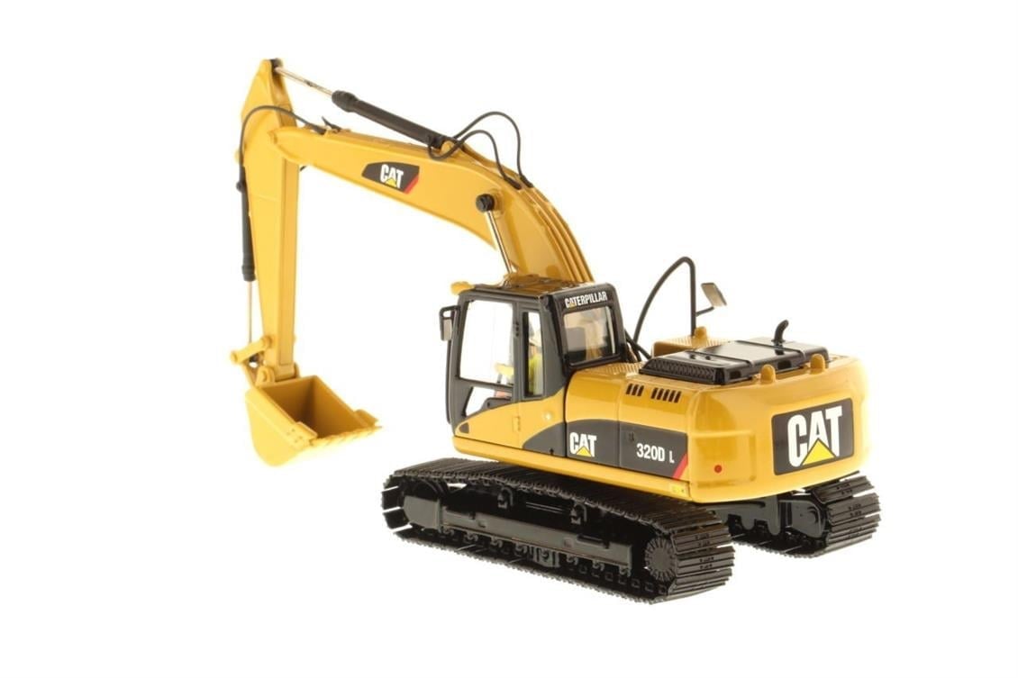 Diecast Masters 85214 1/50 Ölçek, Cat 320D L Ekskavatör, Sergilemeye Hazır Metal İş Makinası Modeli