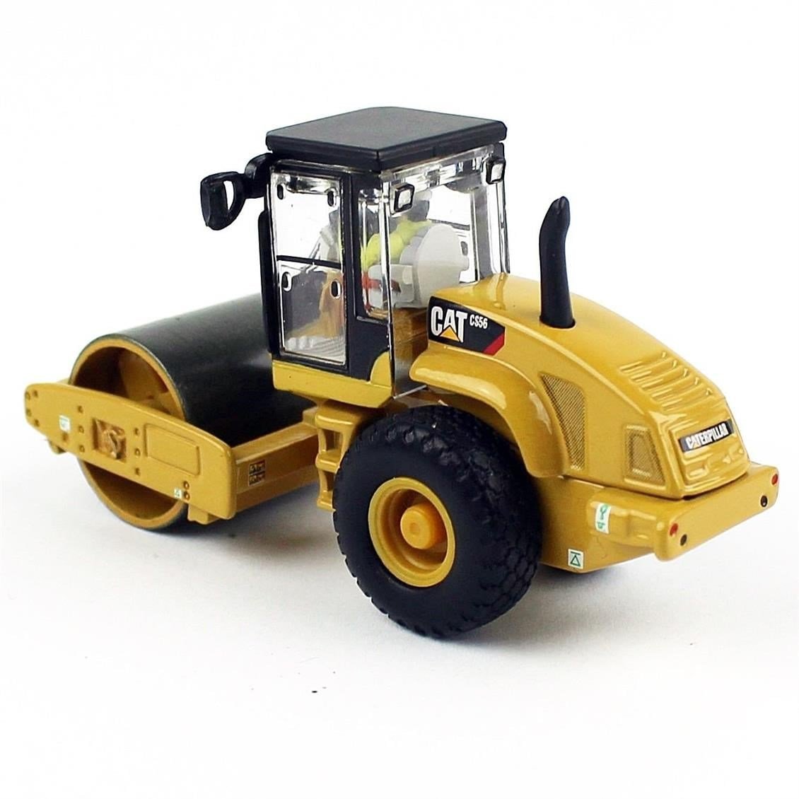 Diecast Masters 85246 1/87 Ölçek, Cat CS56 Silindir, Sergilemeye Hazır Metal İş Makinası Modeli
