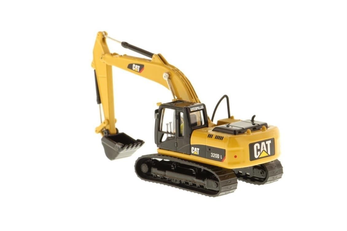 Diecast Masters 85262 1/87 Ölçek, Cat 320D L Ekskavatör, Sergilemeye Hazır Metal İş Makinası Modeli