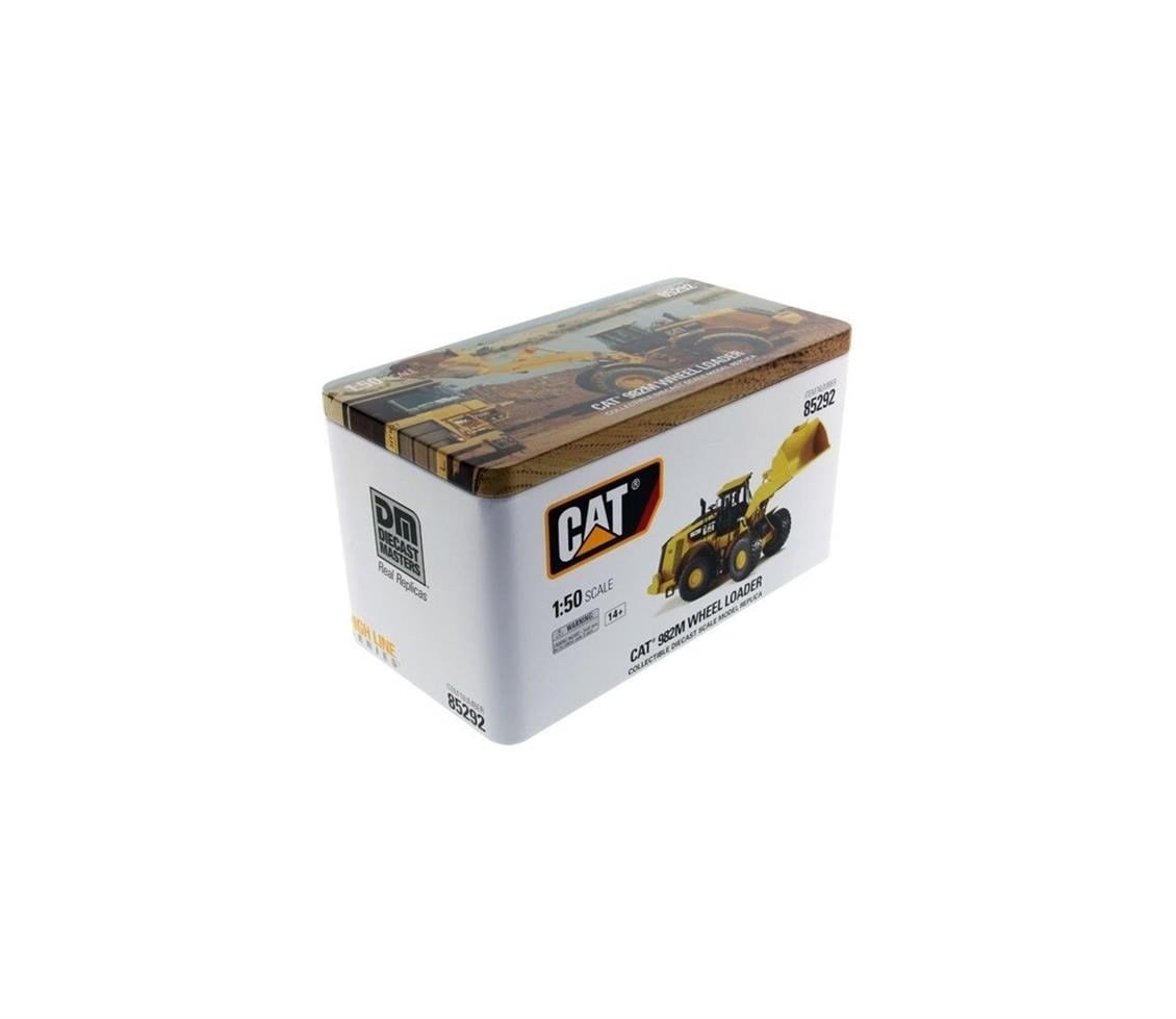 Diecast Masters 85292 1/50 Ölçek, Cat 982M Loder, Sergilemeye Hazır Metal İş Makinası Modeli