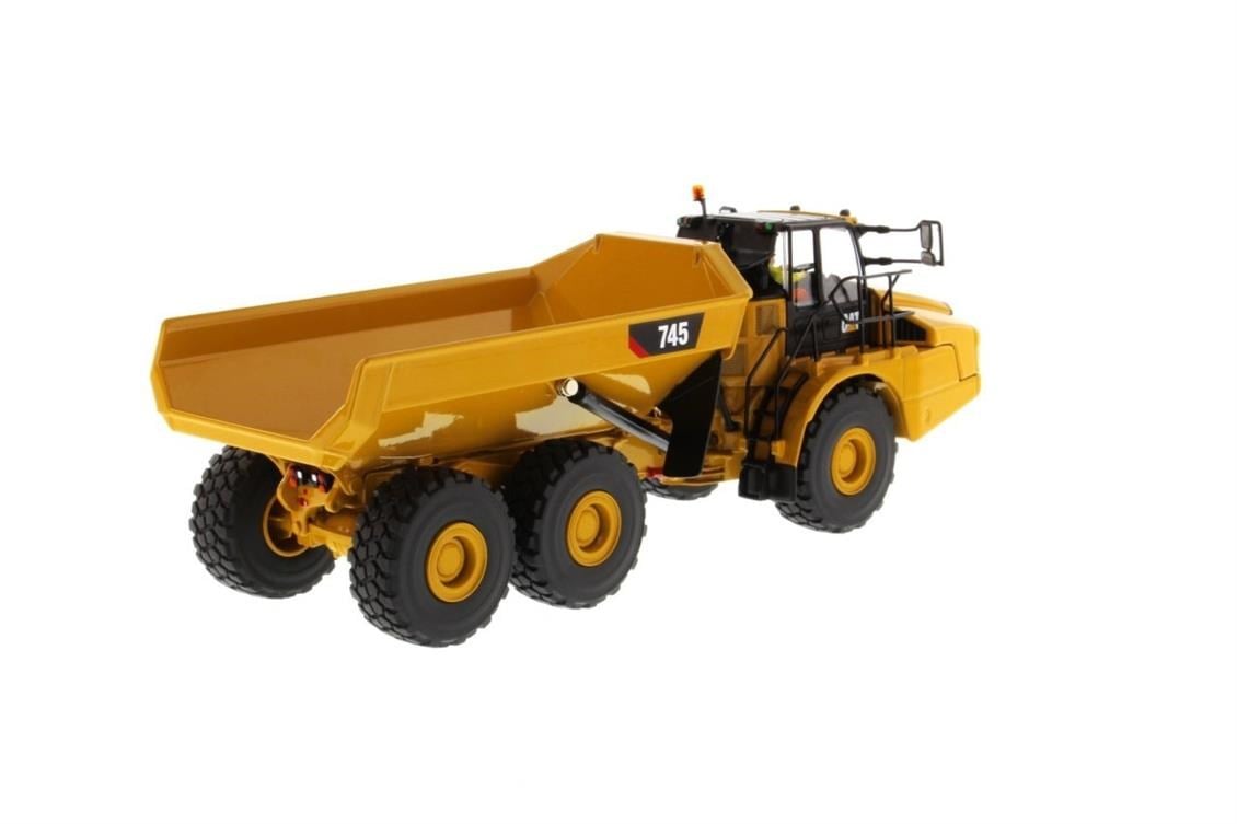 Diecast Masters 85528 1/50 Ölçek, Cat 745 Belden Kırmalı Kamyon, Sergilemeye Hazır Metal İş Makinası Modeli