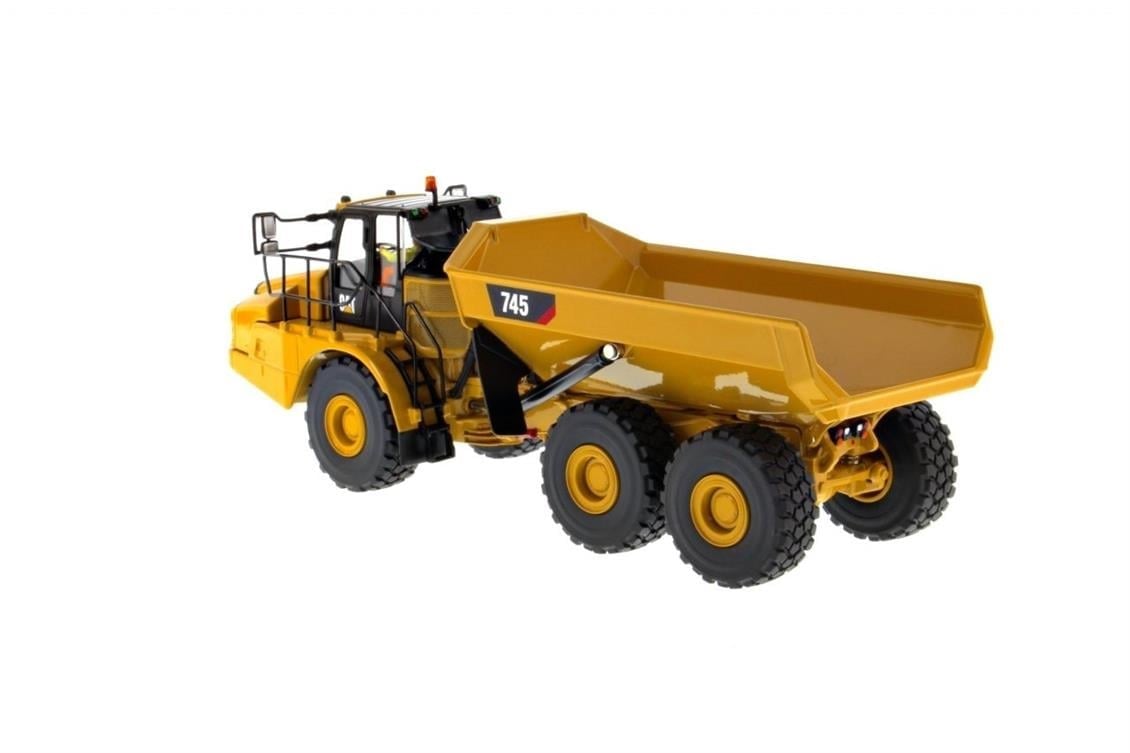 Diecast Masters 85528 1/50 Ölçek, Cat 745 Belden Kırmalı Kamyon, Sergilemeye Hazır Metal İş Makinası Modeli