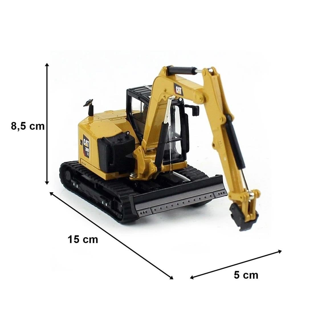 Diecast Masters 85592 1/50 Ölçek, Cat 309 CR Mini Exkavatör, Sergilemeye Hazır Metal İş Makinası Modeli