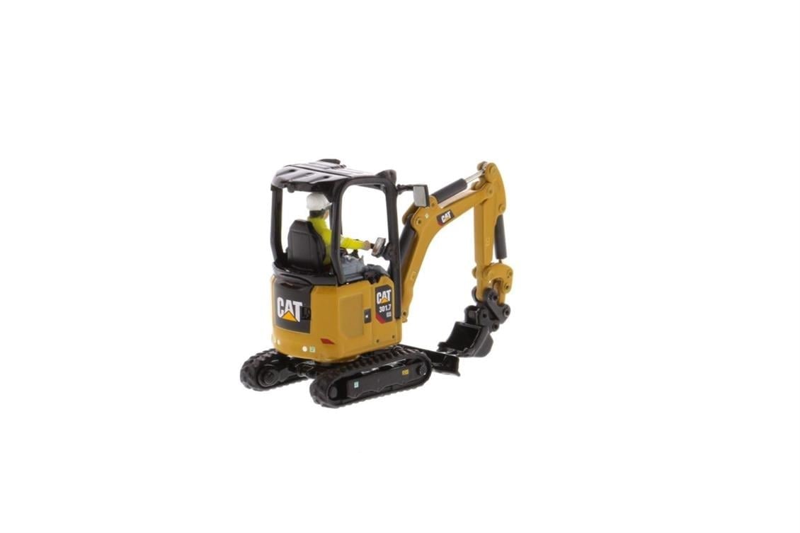 Diecast Masters 85597 1/50 Ölçek, Cat 301.7 CR Mini Ekskavatör, Sergilemeye Hazır Metal İş Makinası Modeli