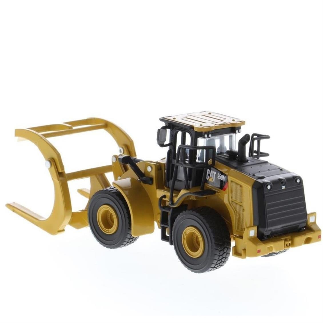 Diecast Masters 85635 1/64 Ölçek, Cat 950M Kütük Taşıma Çatallı Loder, Sergilemeye Hazır Metal İş Makinası Modeli