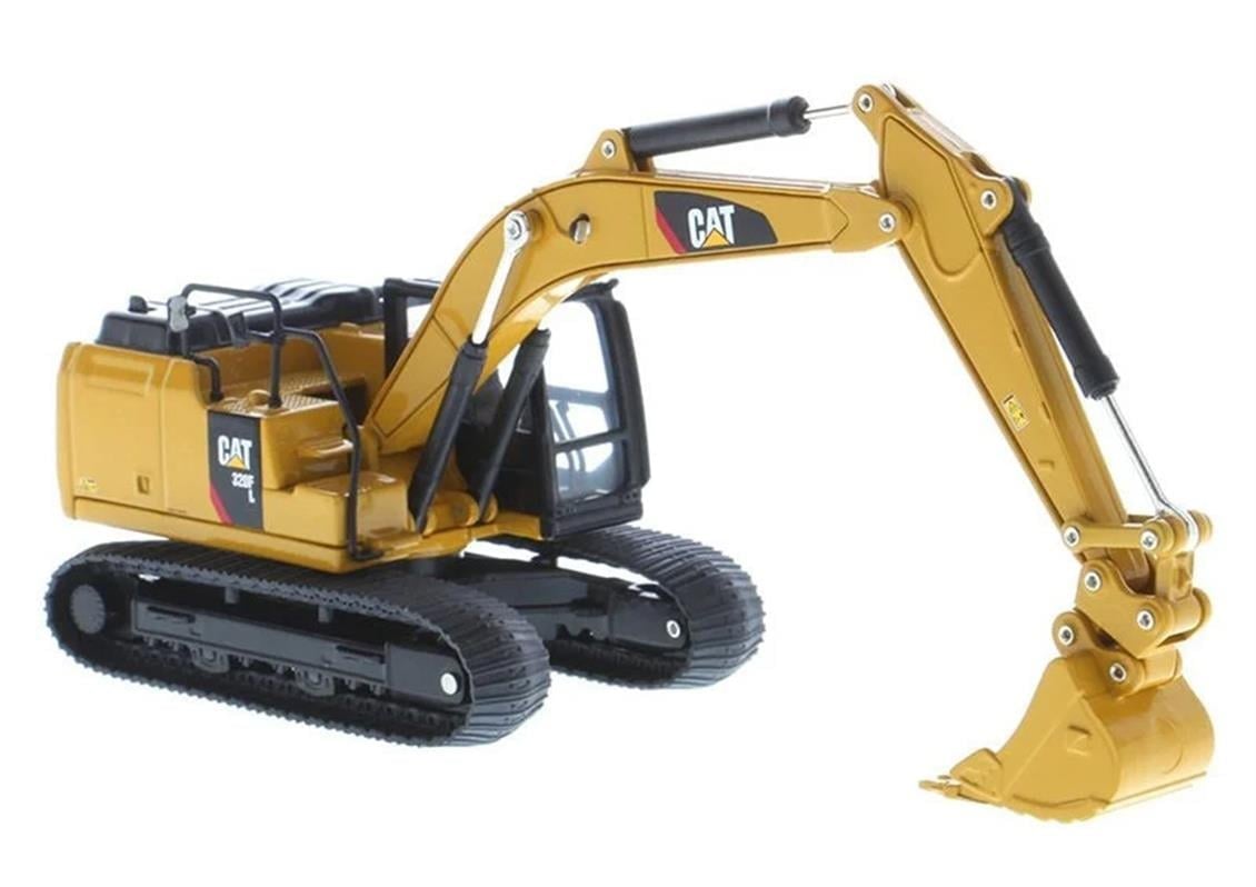 Diecast Masters 85636 1/64 Ölçek, Cat 320F L Ekskavatör, 4 Farklı Ataşmanlı, Sergilemeye Hazır Metal İş Makinası Modeli