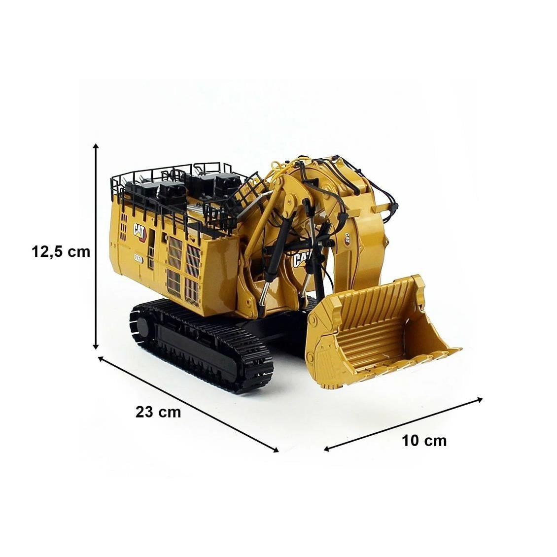 Diecast Masters 85650 1/87 Ölçek, Cat 6060 Ön Yüklemeli Maden Exkavatörü, Sergilemeye Hazır Metal İş Makinası Modeli