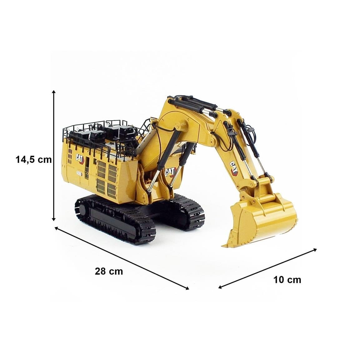Diecast Masters 85651 1/87 Ölçek, Cat 6060 Maden Exkavatörü, Sergilemeye Hazır Metal İş Makinası Modeli