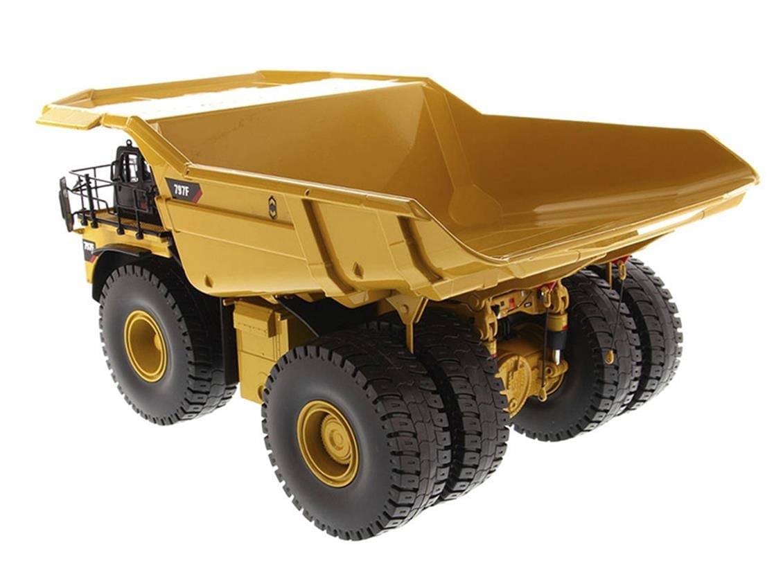 Diecast Masters 85655 1/50 Ölçek, Cat797F Maden Kamyonu, 4 Kademeli, Sergilemeye Hazır Metal İş Makinası Modeli