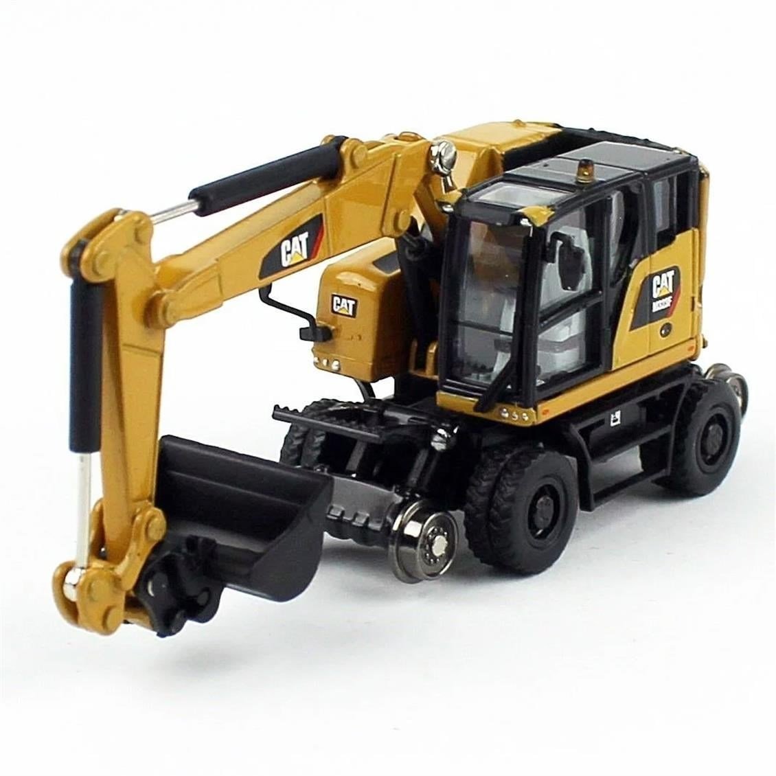 Diecast Masters 85656 1/87 Ölçek, Cat M323F Demiryolu Exkavatörü, Sergilemeye Hazır Metal İş Makinası Modeli